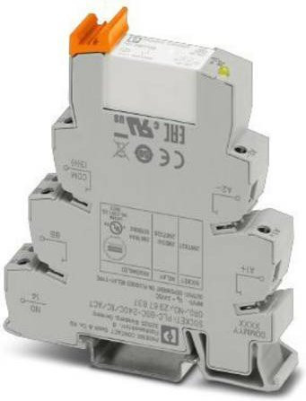 Phoenix Contact PLC-RSC- 24DC/ 1ICT/ACT Relaisbaustein, 24 V/DC, 6A, 1 Schließer, grau - Bild 1