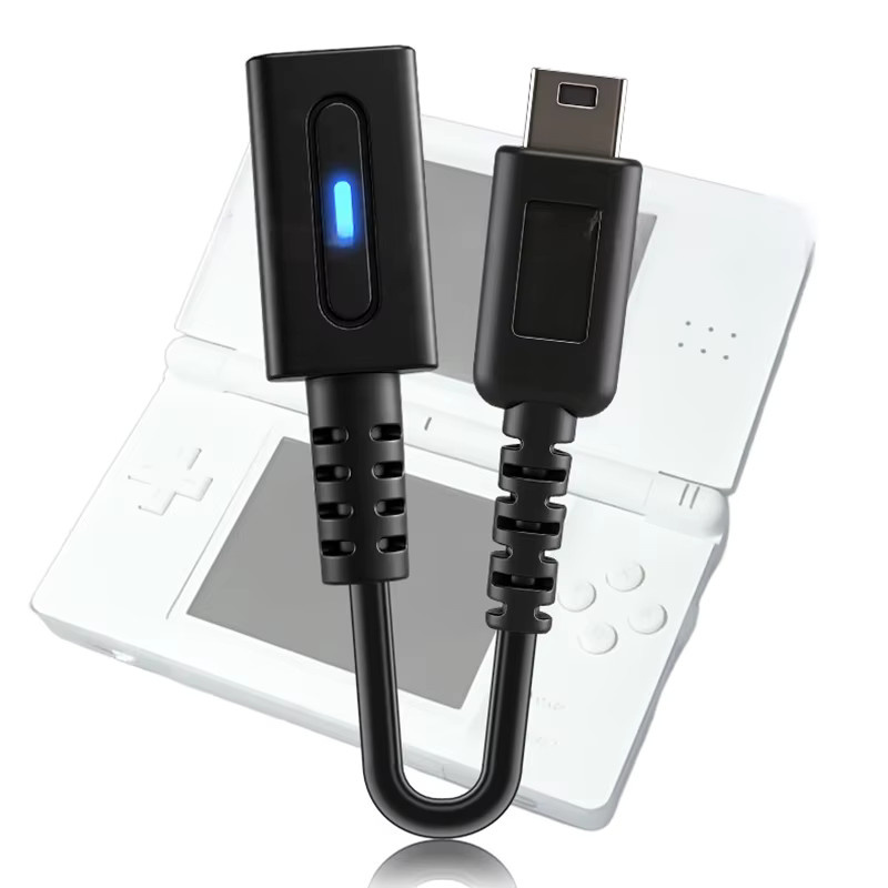 OULLX USB-C PD Ladekabel für Nintendo DS Lite und NDSL Konsole in Schwarz - Bild 4