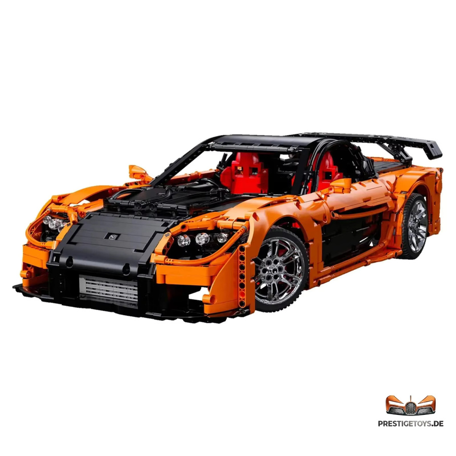 CaDA Mazda RX-7 VeilSide Fortune, Rennwagen-Bausteinmodell, 1:8, 3305 Teile, ab 14 Jahren - Bild 2