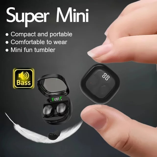 Kebidu Mini 5.3 Bluetooth In-Ear Kopfhörer mit HD HIFI Bass in Schwarz - Bild 1