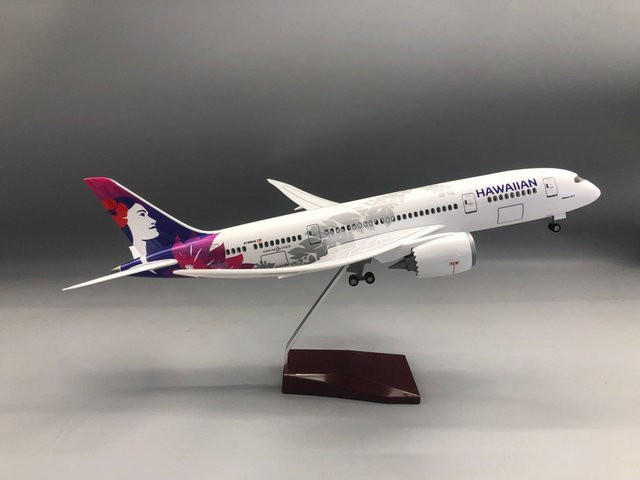 ZOCO B787 Hawaiian Airlines Modellflugzeug, Flugzeugmodell, 43cm - Bild 1