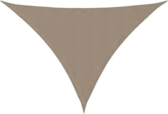 Furnicato Sonnensegel Dreieck in Taupe aus Polyester-Oxford - Bild 1