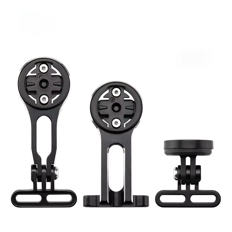 ROCKBROS Fahrradcomputer-Halterung aus Aluminiumlegierung für iGPSPORT, Garmin und Wahoo in Schwarz, verstellbare Vorbau-Halterung - Bild 5