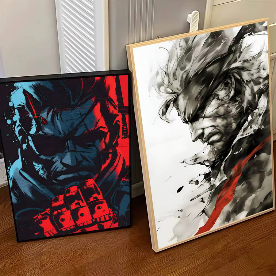 Selbstklebendes Metal Gear Solid Manga Poster aus Papier in Multicolour für deine Wandgestaltung - Bild 4