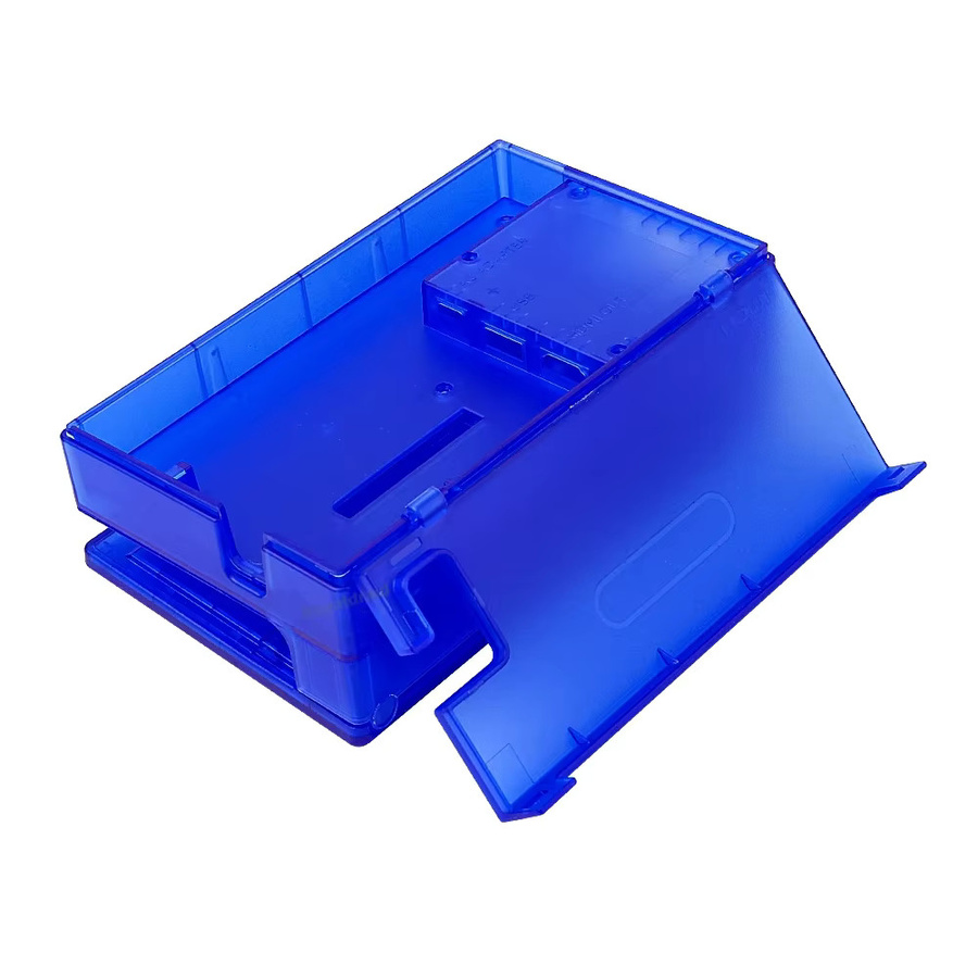 Pogopirate Transparente Ersatz-Frontplatte für Nintendo Switch TV-Dockingstation in Blau - Bild 2