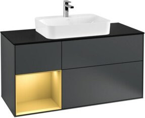 V&B Waschtischunterschrank Finion in Lackoptik, Breite: 120 cm, Tiefe: 50,1 cm, Höhe: 50,1 cm - Bild 1