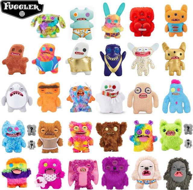 Fuggler Hässliche Monster-Plüschtiere Fuggs Zähne Stofftier, 22cm - Bild 1