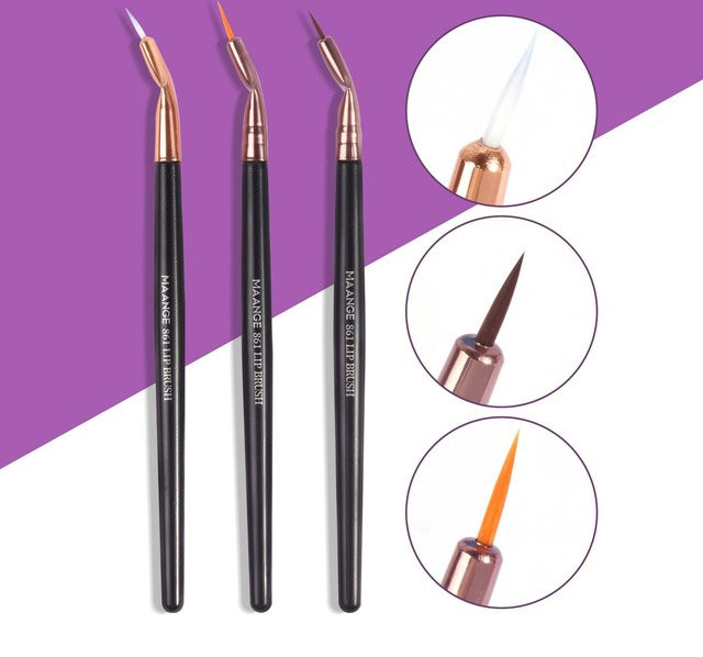 Maange Eyeliner-Pinsel-Set, 3-teilig, Damen - Bild 1