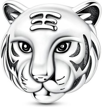 Charms Anhänger 925 Silber, Perlen, Katze Hund Löwe Tiger, Damen - Bild 1