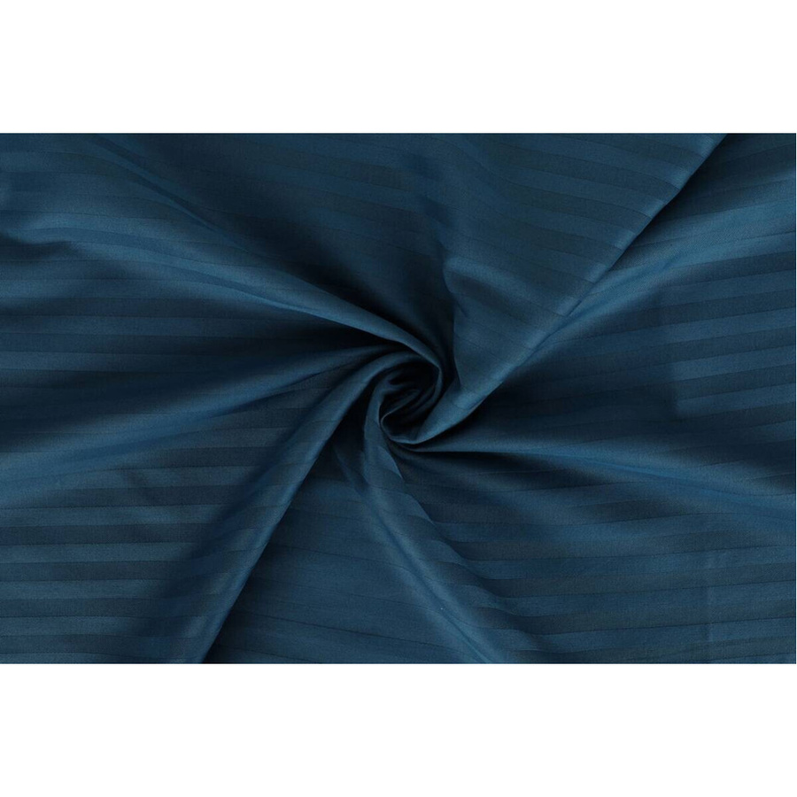 L'Essentiel Linge de Maison Mako-Satin Bettwäsche aus Baumwolle, Blau, B/H: 135 x 200 cm mit Kissenbezug 80 x 80 cm - Bild 3