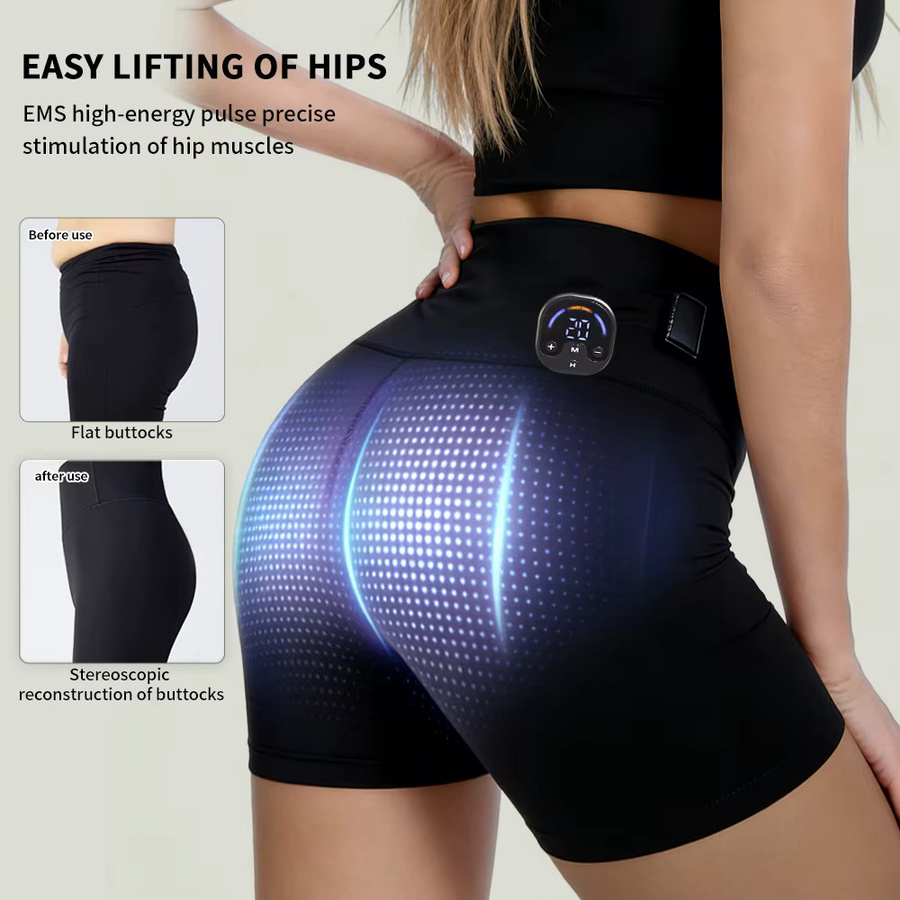 VamsLuna EMS Toning Shorts, Black, Unisex - Bild 2