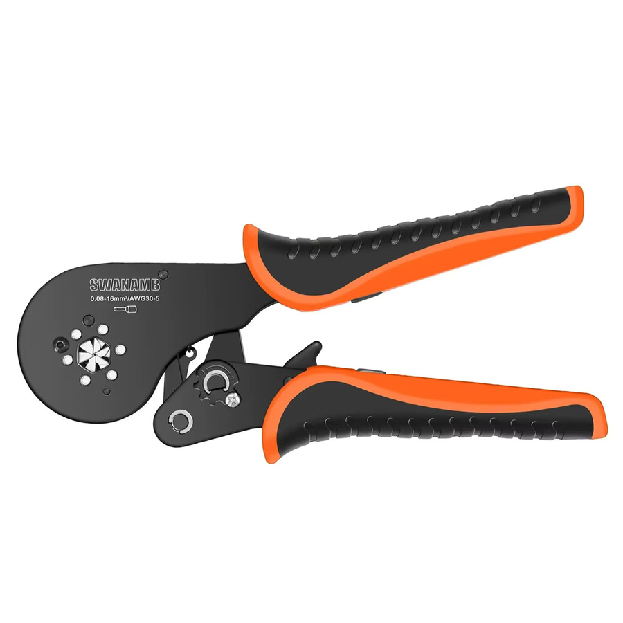 SANJIANG Aderendhülsen-Crimpwerkzeug-Set mit Sechskant-Crimpzange und 1000 Anschlussklemmen für AWG 28–5 (0,08–16 mm2) - Bild 3