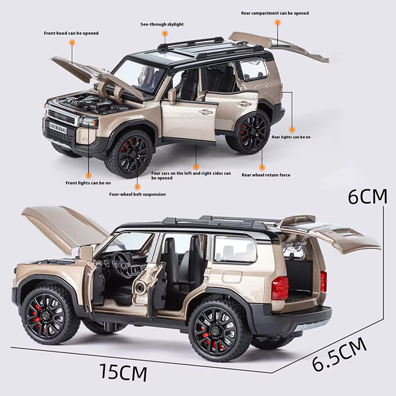 Maisto Geländewagen-Modell, 1:32, Metall, mit Licht und Sound - Bild 4