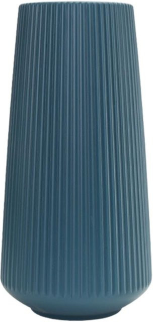Moderne geometrische Blumenvase aus Kunststoff von DIYelecs in Blau für deine Tischdekoration - Bild 1