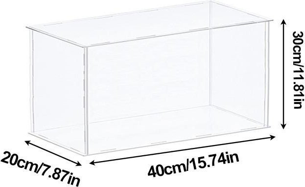 Good Industrial Accessories Staubdichter Box Organizer als transparente Vitrine und Aufbewahrungsbox, B/T/H: 40 x 20 x 30 cm - Bild 1