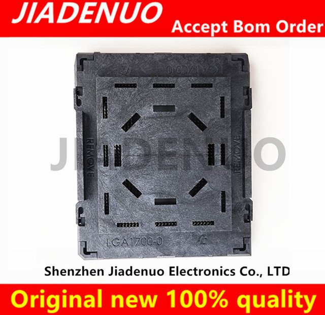 BGA-CPU-Sockelhalter für Motherboard mit Zinnkugeln in Schwarz, kompatibel mit LGA1700 1356-2 3647 4094 LGA 1150 1151 1155 1156 1200 - Bild 1