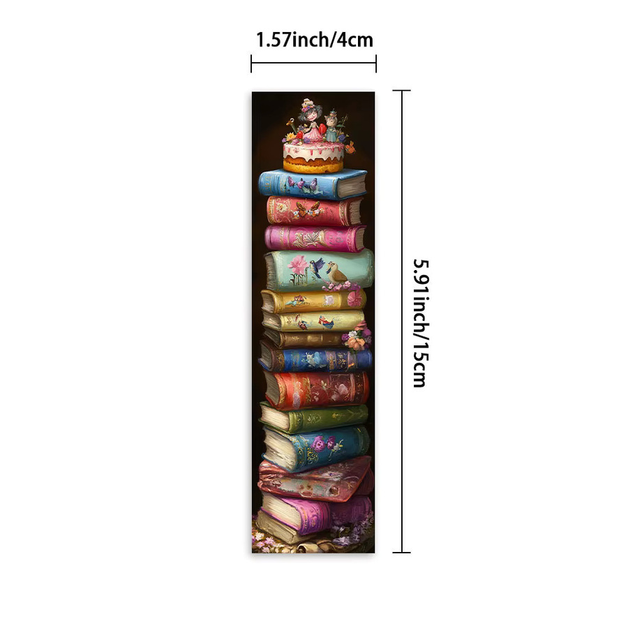 32 Stück Lesezeichen im Kuchen-Design aus Papier, Mehrfarbig - Bild 2