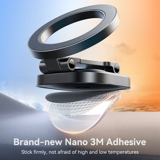 Joyroom Magnetische Auto-Handyhalterung aus Metall in Schwarz für iPhone und Samsung - Bild 1