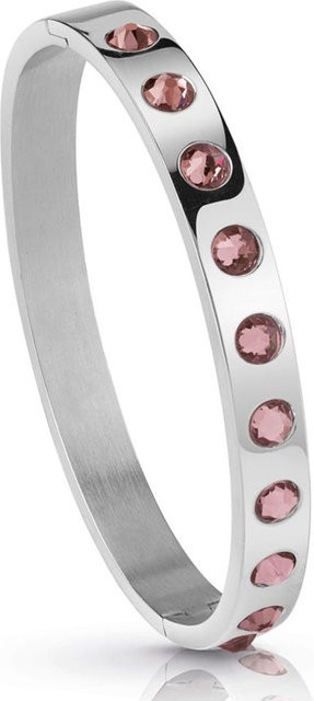 Guess Armreif Edelstahl, Silber, Zirkonia, Kristall, Damen - Bild 1