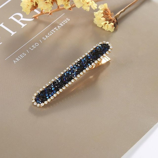 NATAWA Haarspange, Strasssteine, blau, Damen - Bild 1