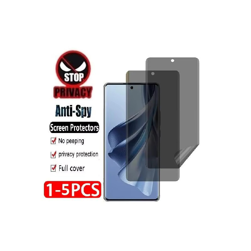 Privatsphäre Hydrogel Film Anti Spy Displayschutz für Realme V70S V70 15T 14 Narzo 80 Lite 4G P4 P3X P3 15 14T C73 C75 5G transparent - Bild 7
