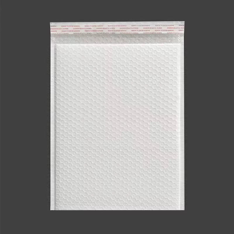 100 Stück selbstklebende Luftpolstertaschen aus verdickter Perlglanzfolie in Weiß für sichere Verpackung - Bild 3