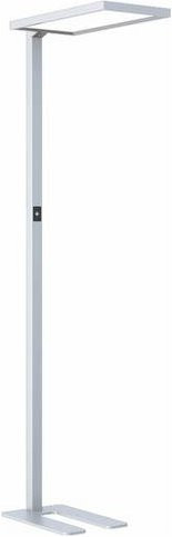 LEDmaxx Luka SLMS1 LED-Standleuchte in Silber mit 80W, dimmbar, Bewegungsmelder und Dämmerungssensor - Bild 1