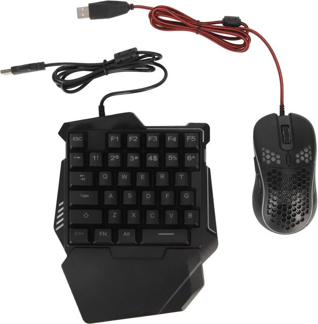 Igeteck Gaming Tastatur Maus Konverter Adapter für G7 Tastatur und GM86 Maus, Schwarz - Bild 1
