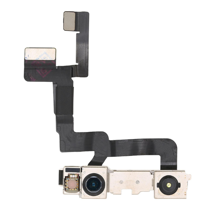 KONNWEI Frontkamera Ersatzmodul mit Lichtsensor und Flexkabel für iPhone 11 in Schwarz - Bild 2