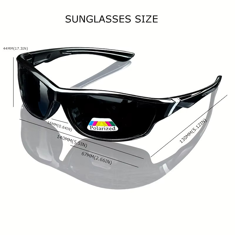 VEGUEROS Sportsonnenbrille, Vollrand, Kunststoff, Schwarz, Unisex - Bild 2