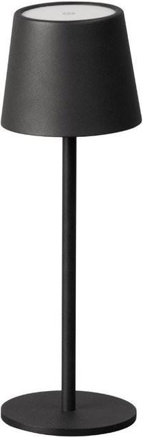 Fischer & Honsel Tischleuchte Roxi LED Akku Tischlampe dimmbar Schwarz - Bild 1