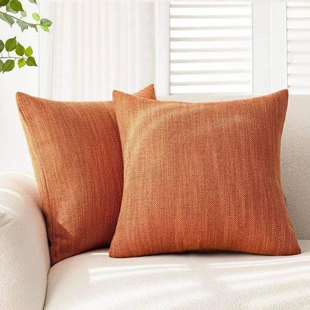 JMG Clothing Kissenbezug aus Chenille und Polyester in Orange, quadratisch, B/T: 40 x 40 cm - Bild 1