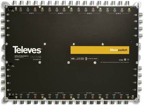 Televes MS1716C SAT Multischalter in Schwarz - Bild 1