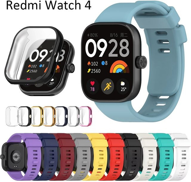 Xiaomi Smartwatch-Band Silikon, Redmi Watch 4, multicolour - Bild 1