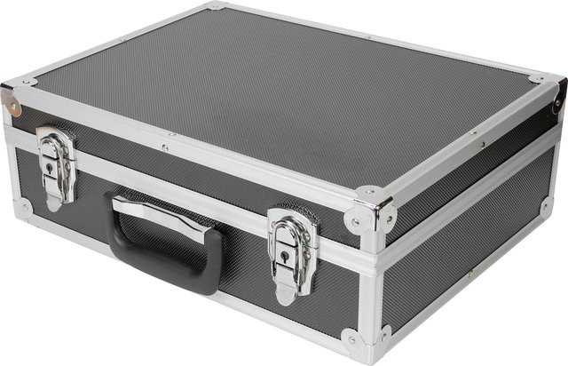 LUX-TOOLS Werkzeugkoffer AKW 130 aus Aluminium und Kunststoff in Grau mit Einsätzen - Bild 1
