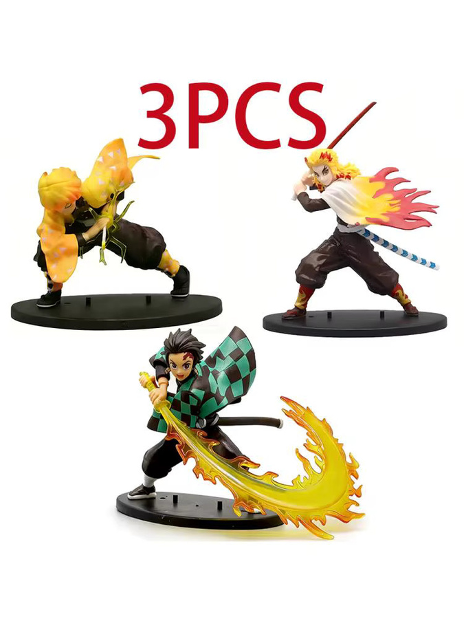 Bandai Demon Slayer Tanjirou Agatsuma Zenitsu Kyoujurou Actionfigur - Bild 5
