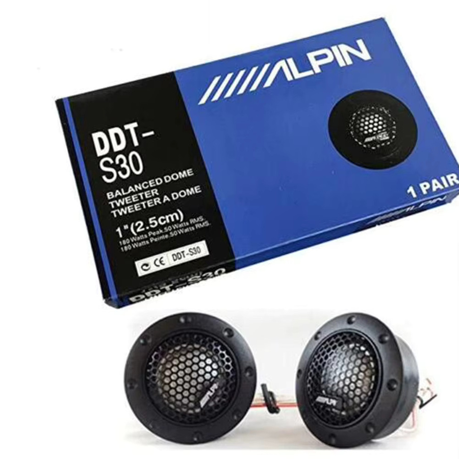 ZUIMI DDT-S30 Auto-Hochtöner mit Seidenmembran in Schwarz, 180W Hochleistungs-Audiolautsprecher für deine Fahrzeugmodifikation - Bild 5