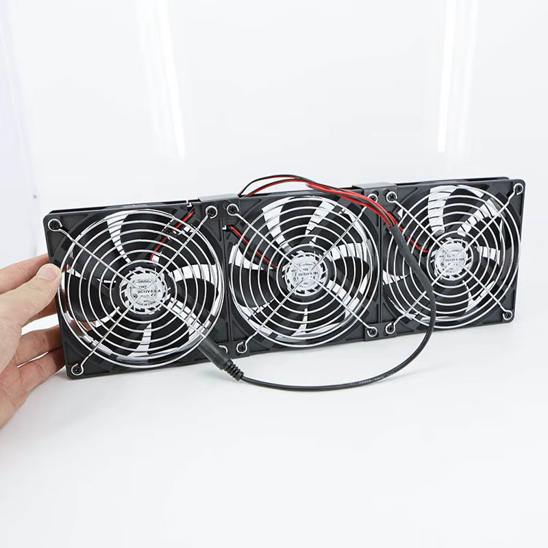Gakaki Lüfter Kühlung mit Controller 120mm 3000RPM Schwarz - Bild 2