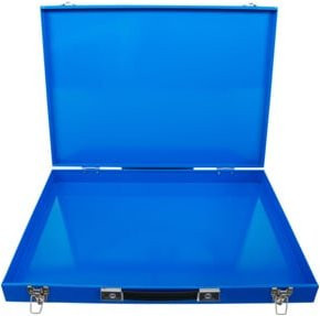 BGS Metall-Werkzeugkoffer in Blau für 3/3 BGS Werkstattwageneinlagen