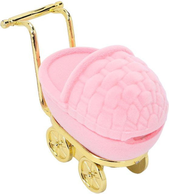 Personalisierte Schmuckschatulle von TOMTOP JMS als Organizer für Ohrringe und Halsketten in Pink und Weiß - Bild 1