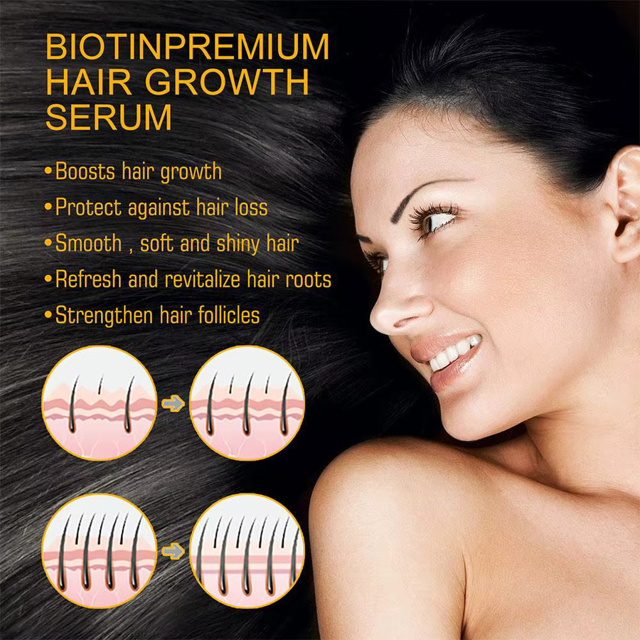 Biotin Anti-Haarausfall-Spray, 30 ml, Unisex - Bild 2
