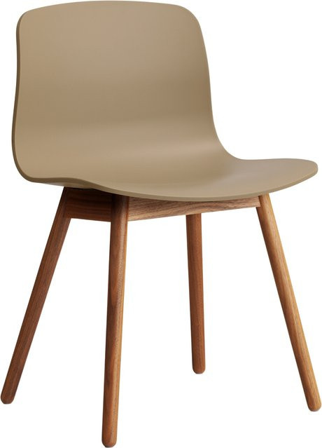 HAY About A Chair AAC 12 in Braun mit Eichengestell und Polypropylen-Schale - Bild 1