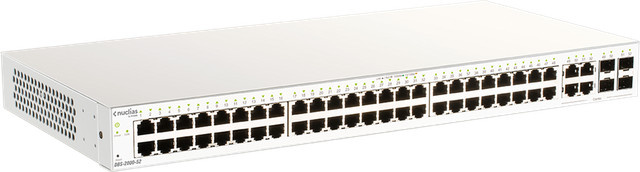 D-Link Nuclias Cloud-Managed Switch DBS-2000-52 mit 48 x 10/100/1000 Ports und 4 x Kombi-SFP Ports - Bild 1