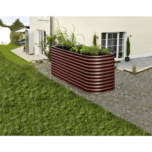 Vitavia Hochbeet Terra 858 aus Zincalume Stahlblech in Grün, B/H/T: 82,0 x 86,0 x 82,0 cm - Bild 6