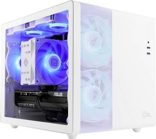 CSL Computer Gaming PC M11940H in Weiß mit Intel Core Ultra 5 245KF, 32GB RAM, 2TB SSD und Nvidia GeForce RTX 5070 12GB - Bild 1