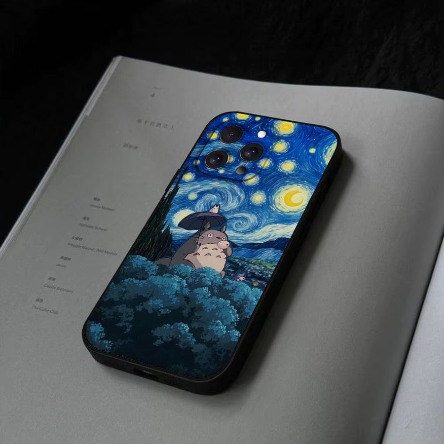 Transparente Totoro Handyhülle im Cartoon-Design für iPhone und iOS Modelle - Bild 4