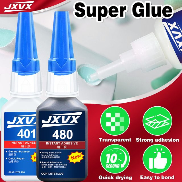 LOOLIFL 401/480 Superkleber Cyanacrylat auf Basis, transparent, 10 ml - Bild 1