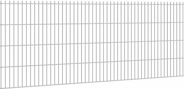 FLORAWORLD Doppelstabmatte aus Stahl in Silber, Höhe: 83 cm, Breite: 251 cm, Tiefe: 1,5 cm - Bild 1