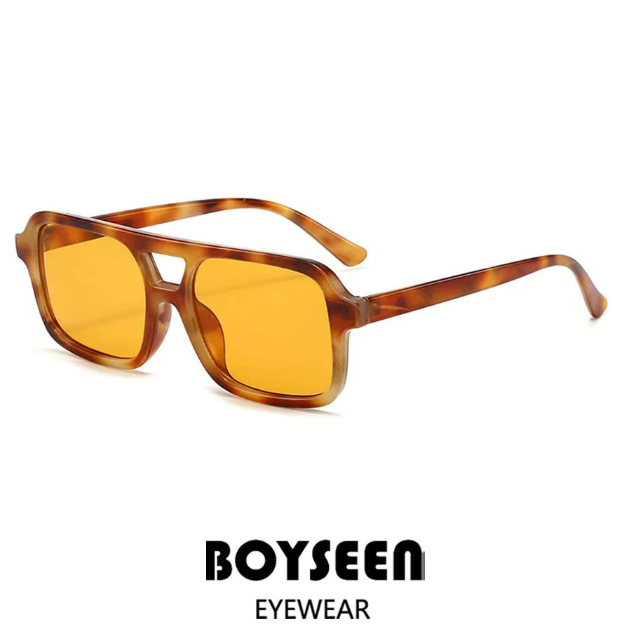 BOYSEEN Sonnenbrille, quadratisch, Vollrand, orange, Herren - Bild 2