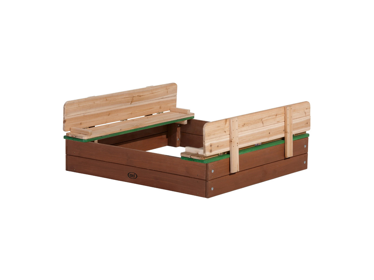 AXI Sandkasten Ella aus Hemlock Holz in Braun, B/T/H: 100 x 95 x 20 cm - Bild 3